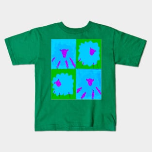 PinkBerry Sheeples Quad New b Kids T-Shirt